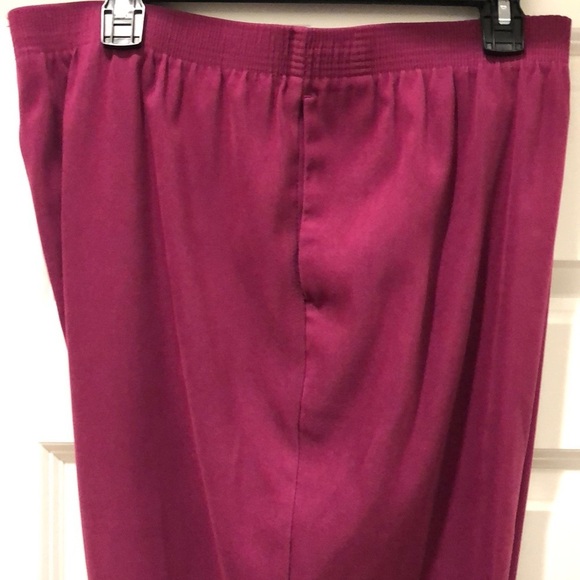 ALLISON DALEY PETITE PANTS in Plum sz 16P - Picture 1 of 6